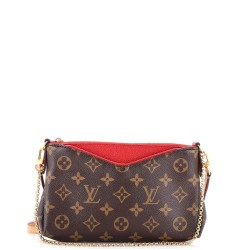 Pallas Clutch Monogram Canvas with Leather