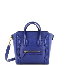 Luggage Bag Grainy Leather Nano