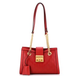 Padlock Chain Tote Guccissima Leather Small