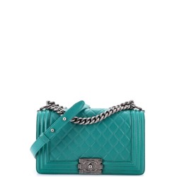 Boy Flap Bag Quilted Lambskin Old Medium