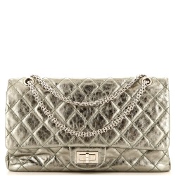 Reissue 2.55 Flap Bag Quilted Metallic Aged Calfskin 227