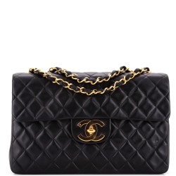 Vintage Classic Single Flap Bag Quilted Lambskin Maxi