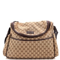 Diaper Crossbody Bag GG Canvas