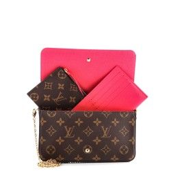 Felicie Pochette Limited Edition Vivienne Xmas Monogram Canvas