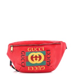Logo Belt Bag Printed Leather Medium