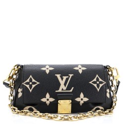 Favorite NM Handbag Bicolor Monogram Empreinte Giant