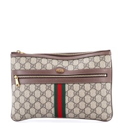 Ophidia Zip Pouch GG Coated Canvas Large