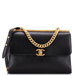 Coco Luxe Flap Bag Quilted Calfskin Medium
