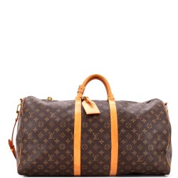 Keepall Bandouliere Bag Monogram Canvas 55