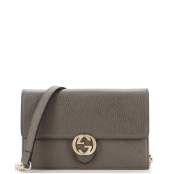 Interlocking Wallet on Chain Leather