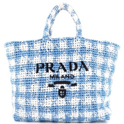 Logo Tote Raffia Large