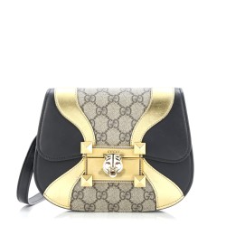 Osiride Shoulder Bag GG Coated Canvas and Leather Small