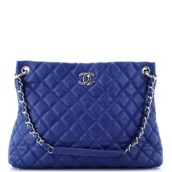 Easy Tote Quilted Caviar Large
