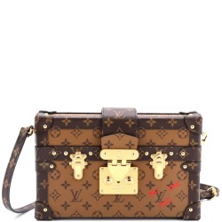 Petite Malle Handbag Reverse Monogram Canvas
