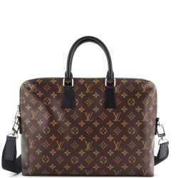 Porte-Documents Jour Bag Macassar Monogram Canvas