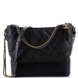 Gabrielle Hobo Quilted Aged Calfskin Large