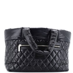 Coco Cocoon Zipped Tote Quilted Nylon Large