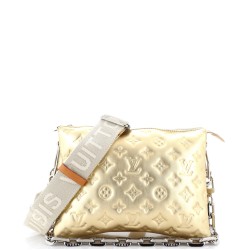 Coussin Bag Monogram Embossed Lambskin PM