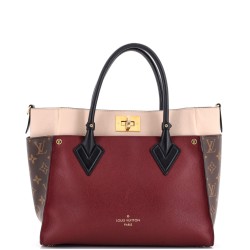 On My Side Tote Monogram Tuffetage Leather MM