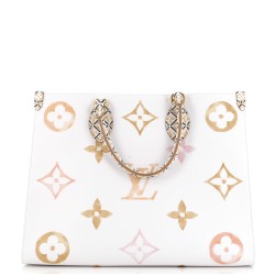 OnTheGo Tote By The Pool Monogram Watercolor Giant MM
