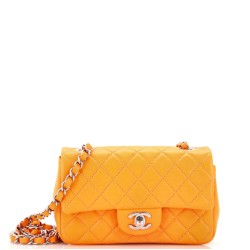 Classic Single Flap Bag Quilted Lambskin Mini