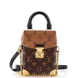 Camera Box NM Handbag Studded Reverse Monogram Canvas