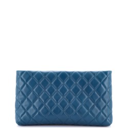 CC Kisslock Clutch Quilted Calfskin