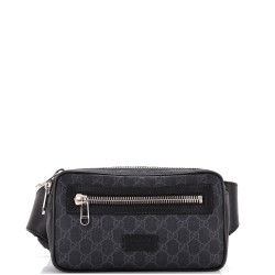 Soft Zip Belt Bag GG Coated Canvas Small