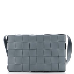 Cassette Crossbody Bag Maxi Intrecciato Leather Large