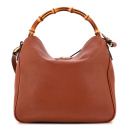 Diana NM Bamboo Shoulder Bag Leather Medium
