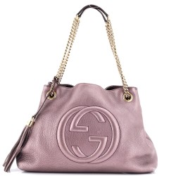 Soho Chain Strap Shoulder Bag Leather Medium