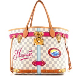 Neverfull NM Tote Limited Edition Cities Damier Summer Trunks MM