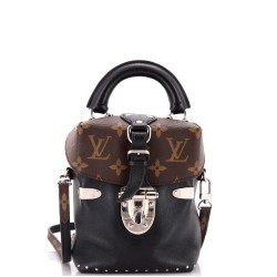 Camera Box Handbag Studded Monogram Canvas and Leather
