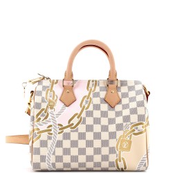 Speedy Bandouliere Bag Limited Edition Nautical Damier 25