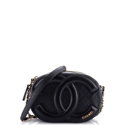 Coco Midnight Camera Case Quilted Lambskin Small