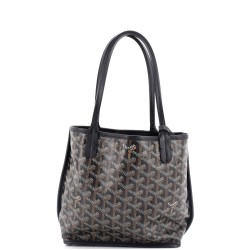 Anjou Reversible Tote Coated Canvas Mini