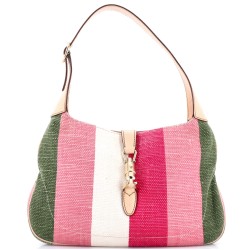 Jackie 1961 Hobo Straw with Leather Small
