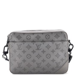 Duo Messenger Bag Monogram Shadow Leather