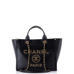 Deauville Tote Studded Caviar Small
