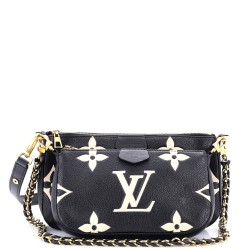Multi Pochette Accessoires Bicolor Monogram Empreinte Giant