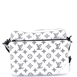 Trio Messenger Bag Monogram Shadow Leather
