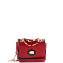 Marina Chain Flap Bag Leather Mini