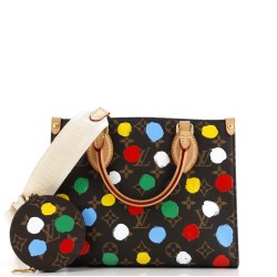 OnTheGo Tote Yayoi Kusama Painted Dots Monogram Canvas PM
