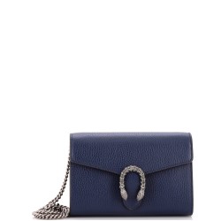 Dionysus Chain Wallet Leather with Embellished Detail Small