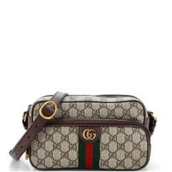 Ophidia Front Pocket Messenger Bag GG Coated Canvas Small