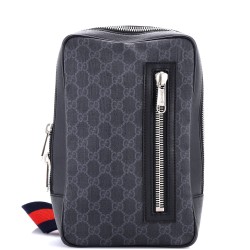 Soft Zip Sling Bag GG Coated Canvas Small