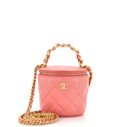 Afternoon Tea Vanity Bucket Bag Quilted Lambskin