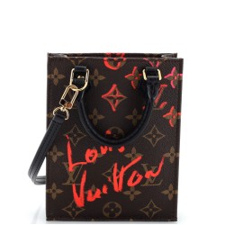 Petit Sac Plat Bag Limited Edition Fall in Love Monogram Canvas