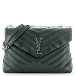 Loulou Shoulder Bag Matelasse Chevron Leather Medium