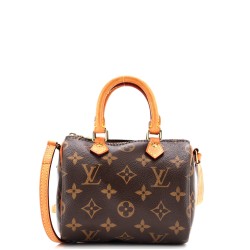 Speedy Bandouliere Bag Monogram Canvas Nano